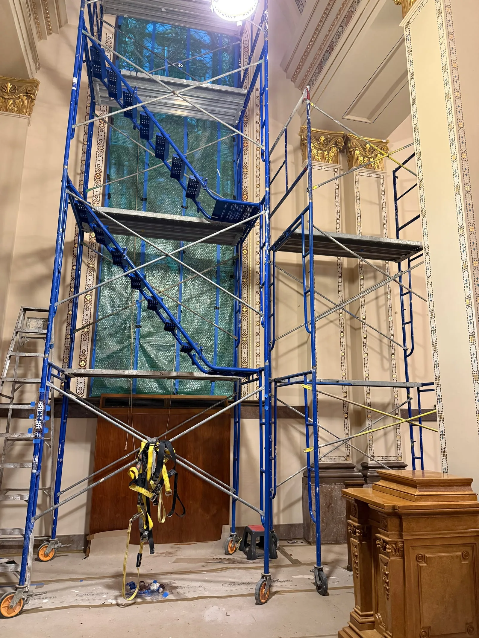 Mater Dolorosa Catholic Church: Scaffold Work in Progress