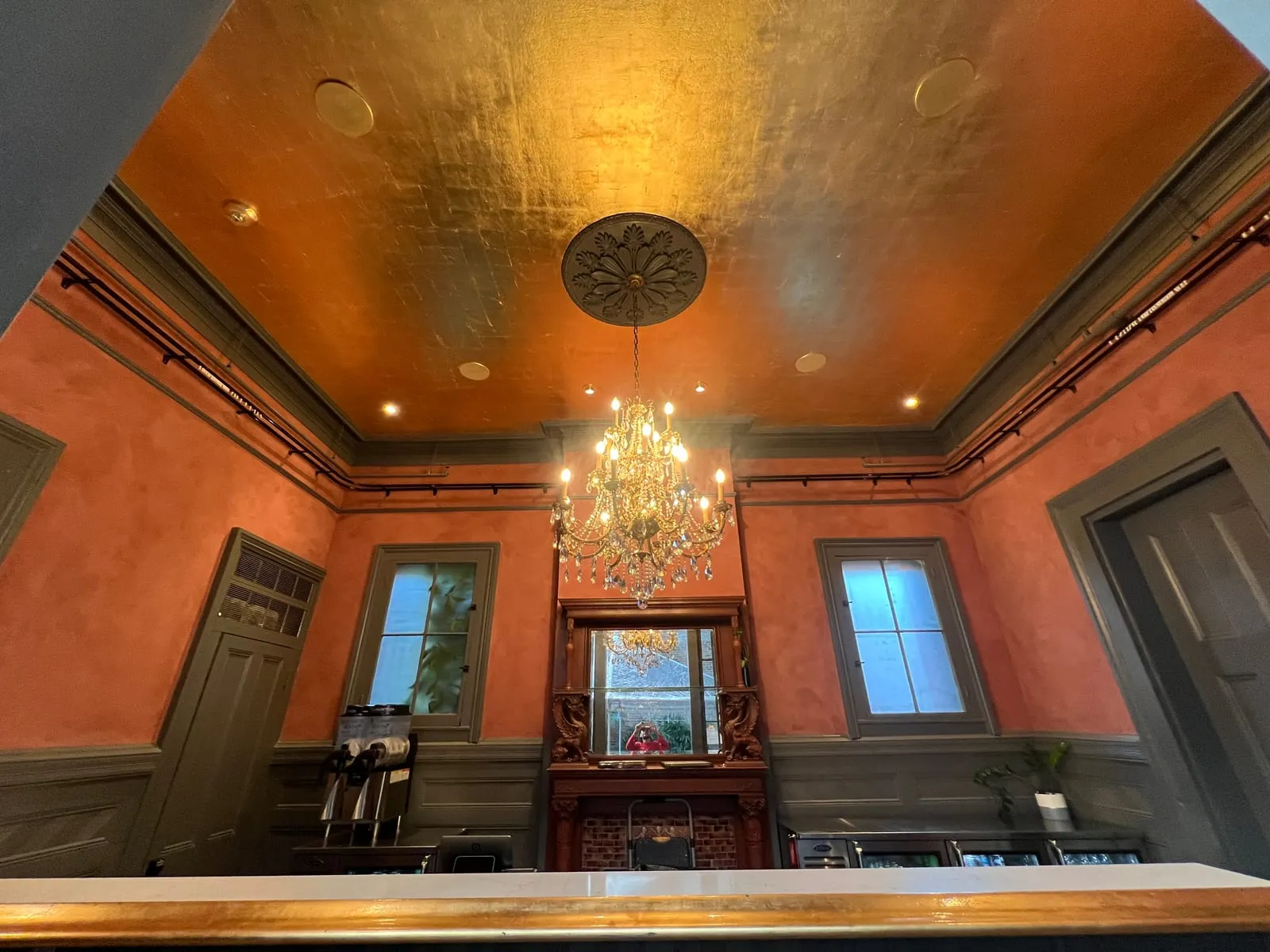 Margaret Place Hotel: Limewash + Gold Leaf Gilding